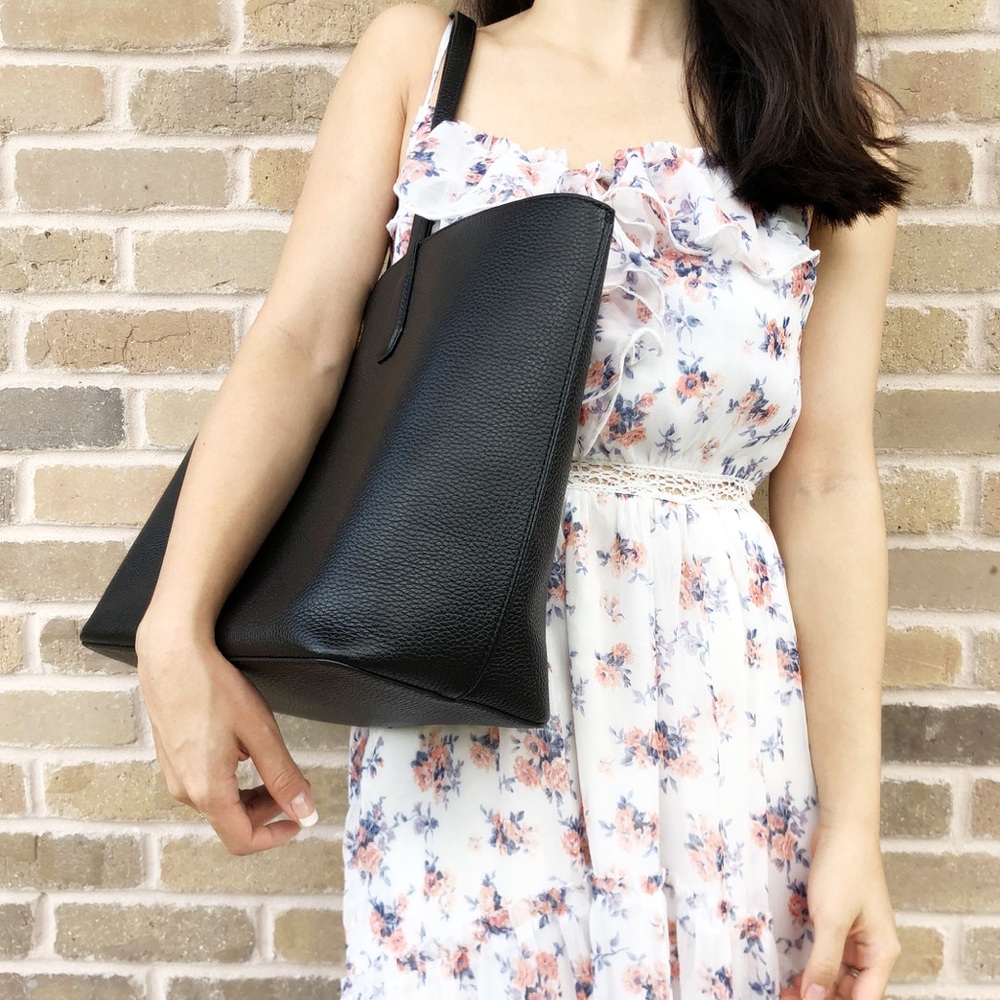 Tory Burch Perry Brody Tote Black - Picture 3 of 7